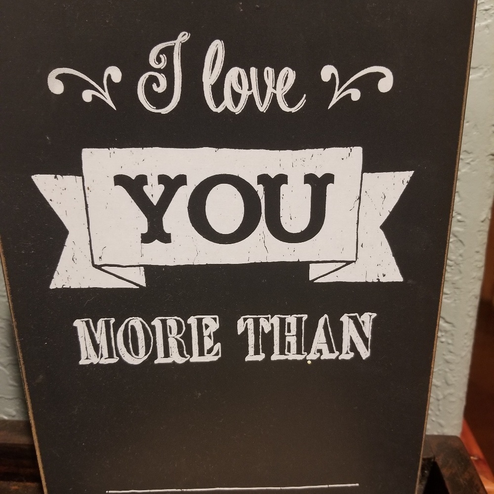 Chalk board sign